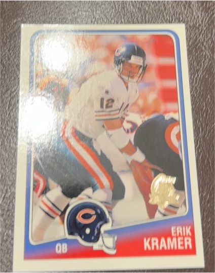 1996 Topps #165 Erik Kramer — front