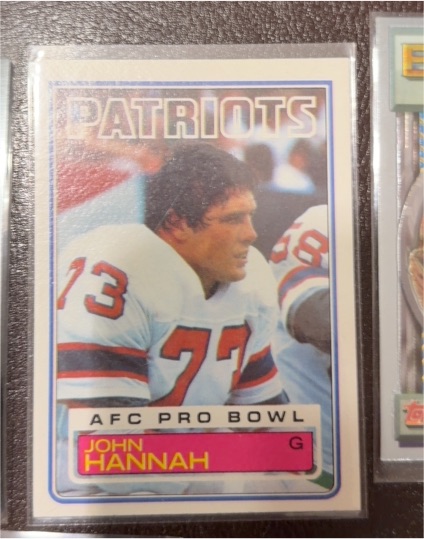 1983 Topps #330 John Hannah — front