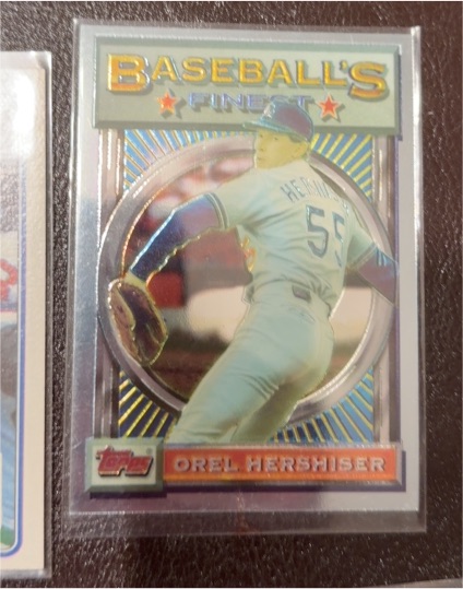 1993 Topps Finest #184 Orel Hershiser — front