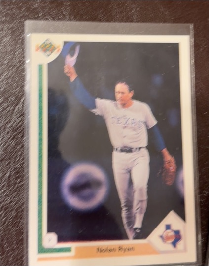 1991 Upper Deck #345 Nolan Ryan — front