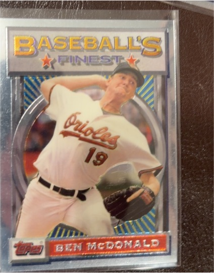 1993 Topps Finest #65 Ben McDonald — front