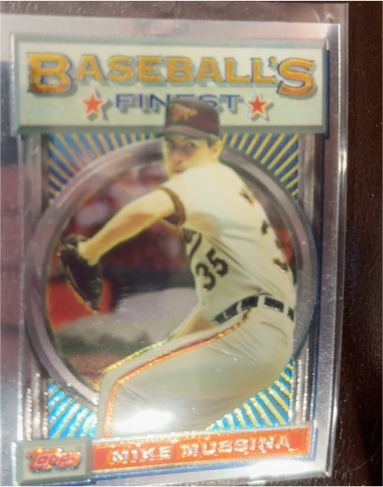 1993 Topps Finest #157 Mike Mussina — front