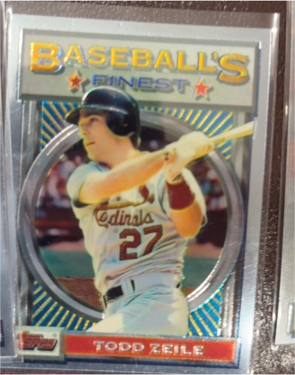 1993 Topps Finest #21 Todd Zeile — front