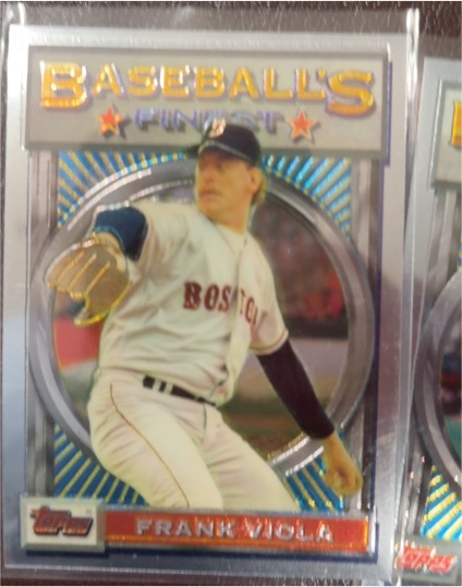 1993 Topps Finest #33 Frank Viola — front