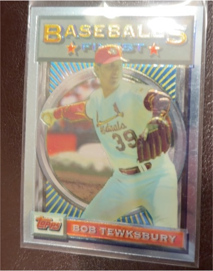 1993 Topps Finest #193 Bob Tewksbury — front