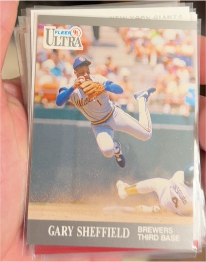 1991 Fleer Ultra #180 Gary Sheffield — front