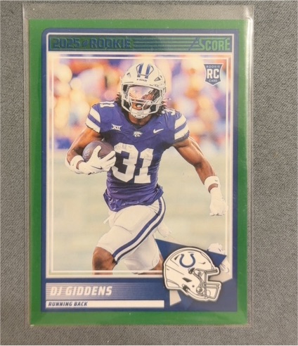 2025 Panini Score #95 DJ Giddens — front