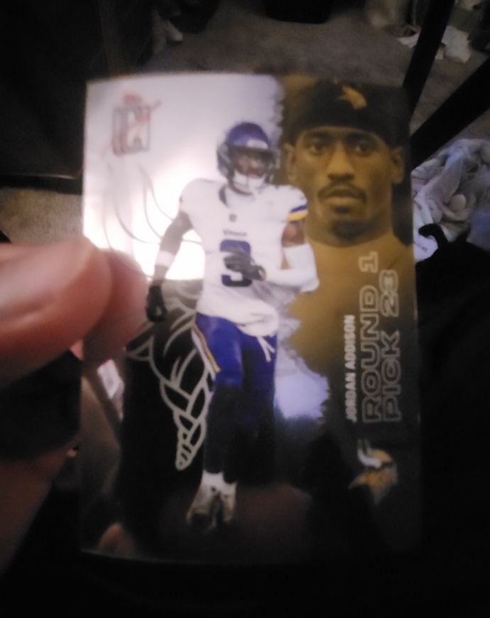 2025 Topps Signature Class Round Pick 23 #87 Jordan Addison Vikings — front