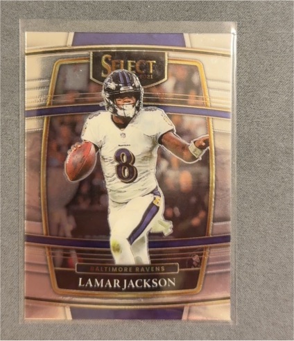 2021 Panini Select #5 Lamar Jackson — front