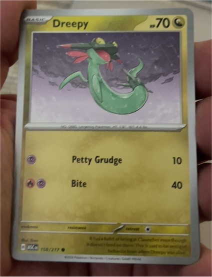 2023 Pokémon Ascended Heroes #158 Dreepy — front
