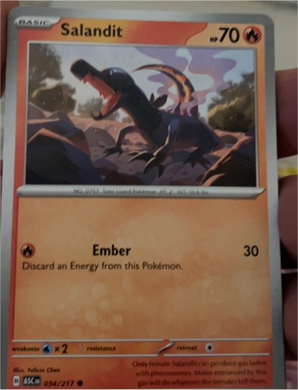 2026 Pokémon TCG Ascended Heroes #034 Salandit — front