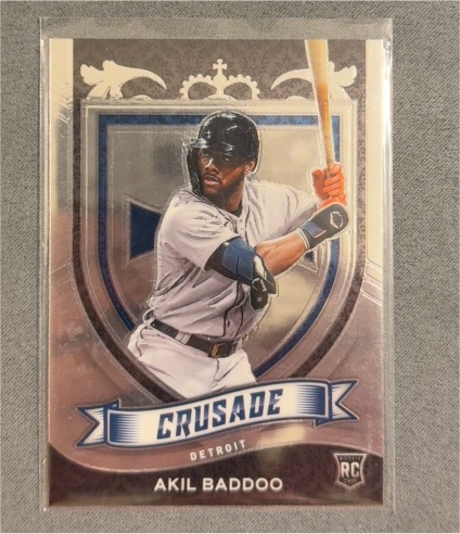 2021 Panini Chronicles Crusade #14 Akil Baddoo Rookie Card — front