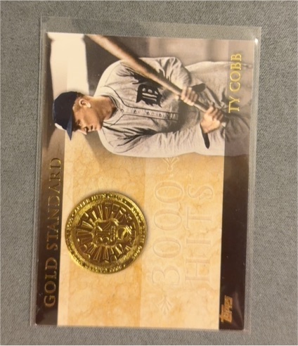 2012 Topps Gold Standard #GS-15 Ty Cobb — front