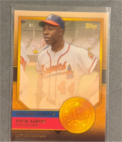 2012 Topps Golden Greats #GG-55 Hank Aaron — front