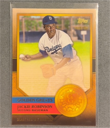 2012 Topps Golden Greats #GG-62 Jackie Robinson — front