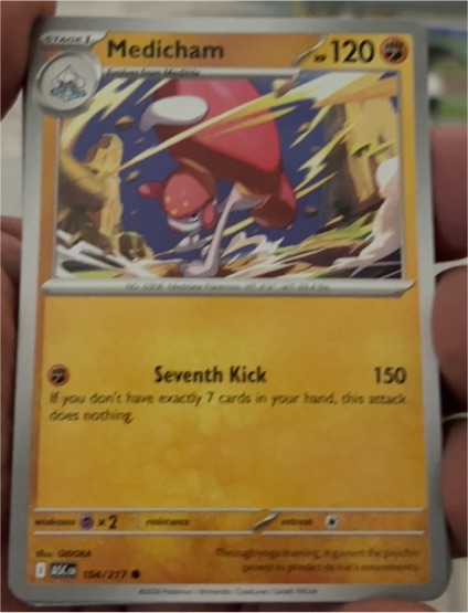 2026 Pokémon Ascended Heroes #104 Medicham — front