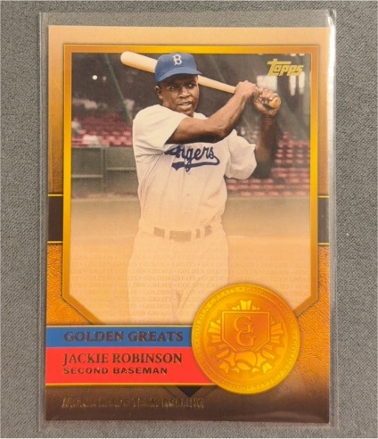 2012 Topps Golden Greats #GG-64 Jackie Robinson — front