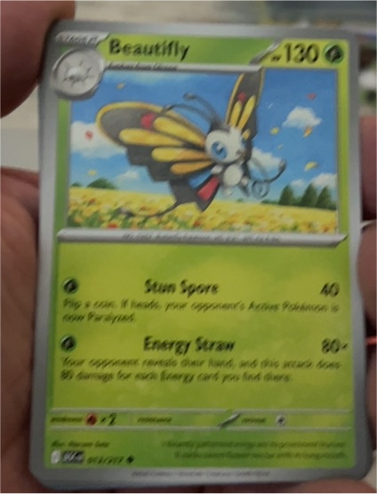 2022 Pokémon TCG Ascended Heroes #013 Beautifly — front