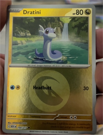 2026 Ascended Heroes #150 Dratini — front