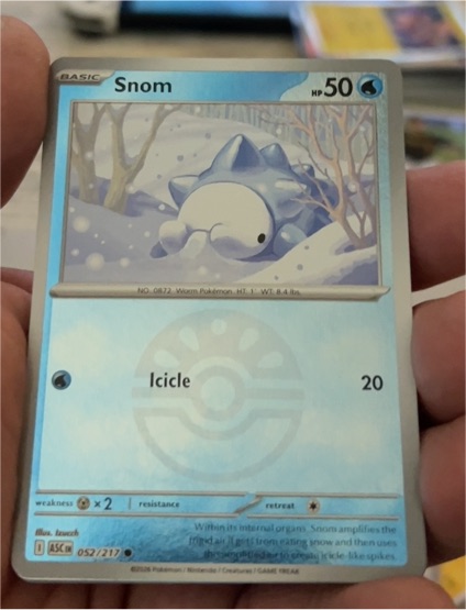 2020 Pokémon Ascended Heroes #052 Snom — front