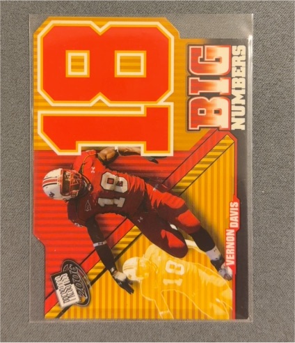 2006 Press Pass Big Numbers #BN8 Vernon Davis — front