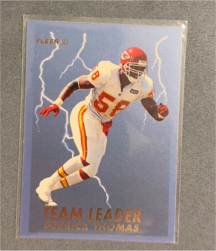1993 Fleer Team Leaders #2 Derrick Thomas — front