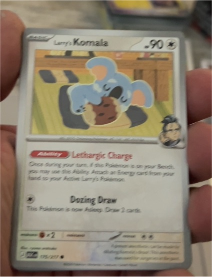 2026 Pokémon TCG Larry's Komala #175 Ascended Heroes — front