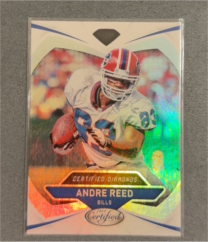 2018 Panini Certified #3 Andre Reed Certified Diamonds — front