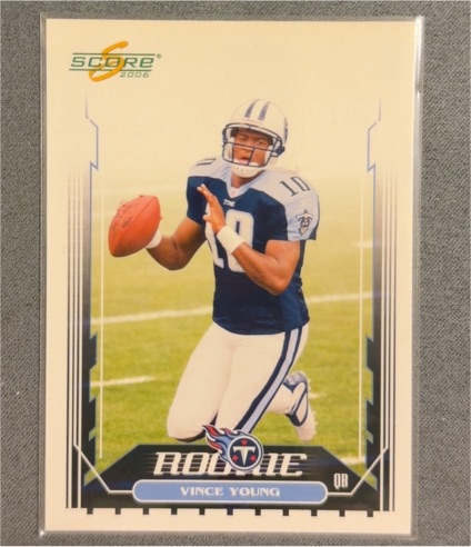 2006 Score #340 Vince Young Rookie Tennessee Titans — front