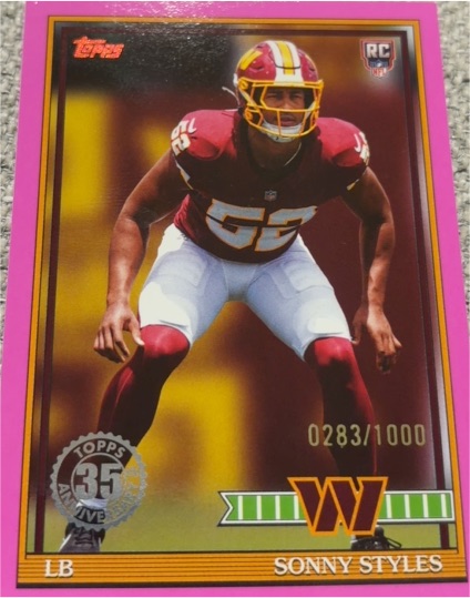 2026 Topps Flagship Football #91TR-47 Sonny Styles — front
