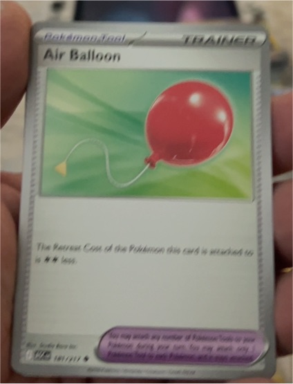 2023 Pokémon SV: Black Bolt #079 Air Balloon — front