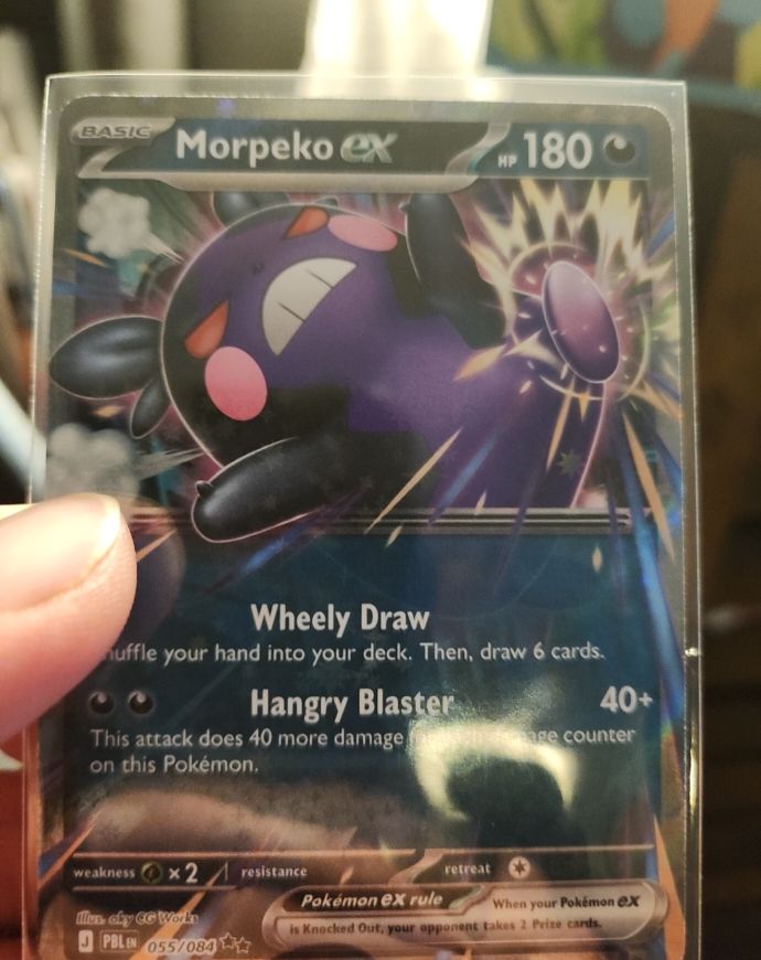 2021 Pokémon TCG PBL #055 Morpeko ex — front