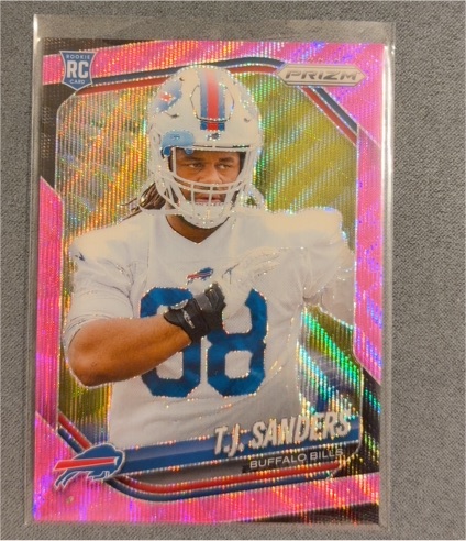 2025 Panini Prizm #338 T.J. Sanders — front
