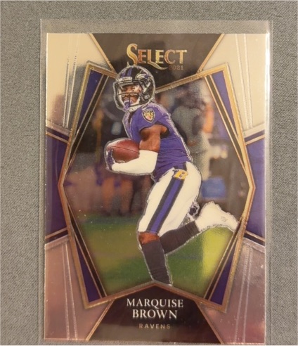 2021 Panini Select Premier Level #105 Marquise Brown — front