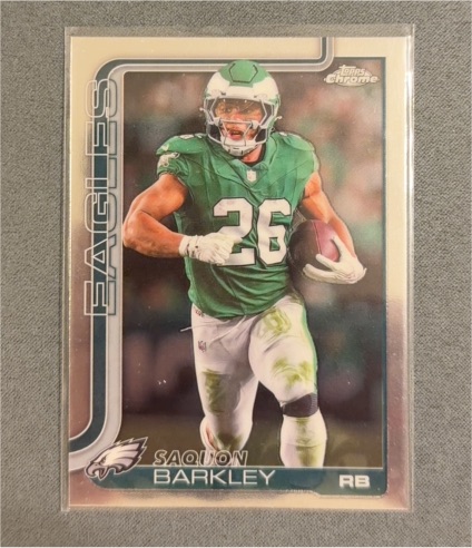 2025 Topps Chrome #248 Saquon Barkley — front