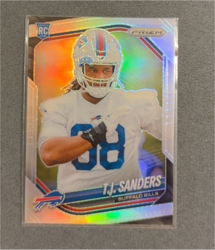 2025 Panini Prizm #338 T.J. Sanders — front