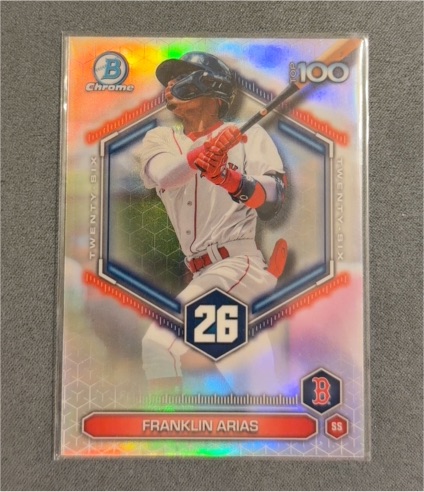 2026 Bowman Chrome Top 100 #BTP-26 Franklin Arias — front
