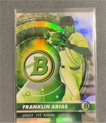 2026 Bowman Chrome Under the Radar #UR-5 Franklin Arias — front
