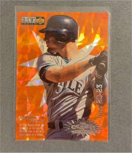 1996 Upper Deck Collector's Choice #CG25a Jay Buhner You Crash the Game — front