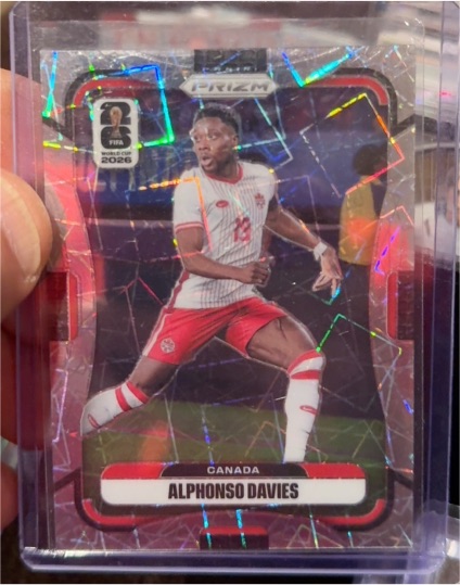 2026 Panini Prizm FIFA World Cup #165 Alphonso Davies — front