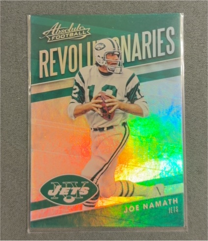 2018 Panini Absolute Revolutionaries #RE-JN Joe Namath — front