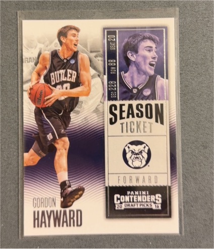 2015 Panini Contenders Draft Picks #36 Gordon Hayward — front