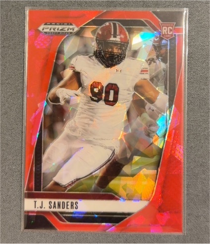2025 Panini Prizm Draft Picks #112 T.J. Sanders — front