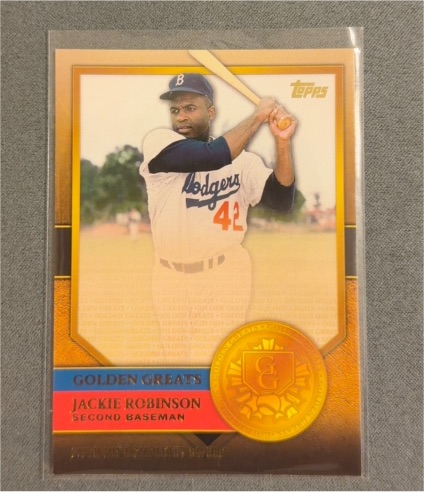 2012 Topps Golden Greats #GG-63 Jackie Robinson — front