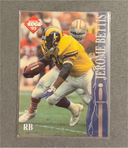 1995 Collector's Edge Excalibur #40 Jerome Bettis — front