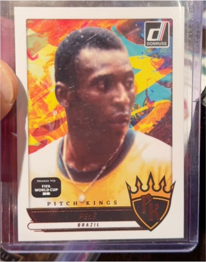 2025-26 Panini Donruss Road to FIFA World Cup Pitch Kings #23 Pelé — front