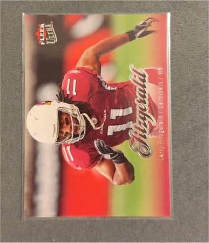 2007 Fleer Ultra #4 Larry Fitzgerald — front