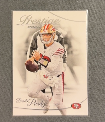 2023 Panini Prestige #256 Brock Purdy — front