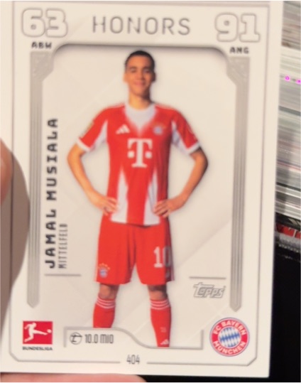 2023-24 Topps UEFA Club Competitions #404 Jamal Musiala — front