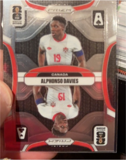 2026 Panini Prizm FIFA World Cup #14 Alphonso Davies — front